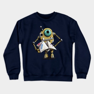 Robot - Random Error Message Generator Crewneck Sweatshirt